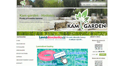 Desktop Screenshot of kam-garden.cz