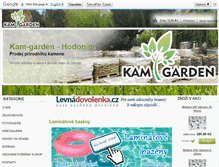 Tablet Screenshot of kam-garden.cz